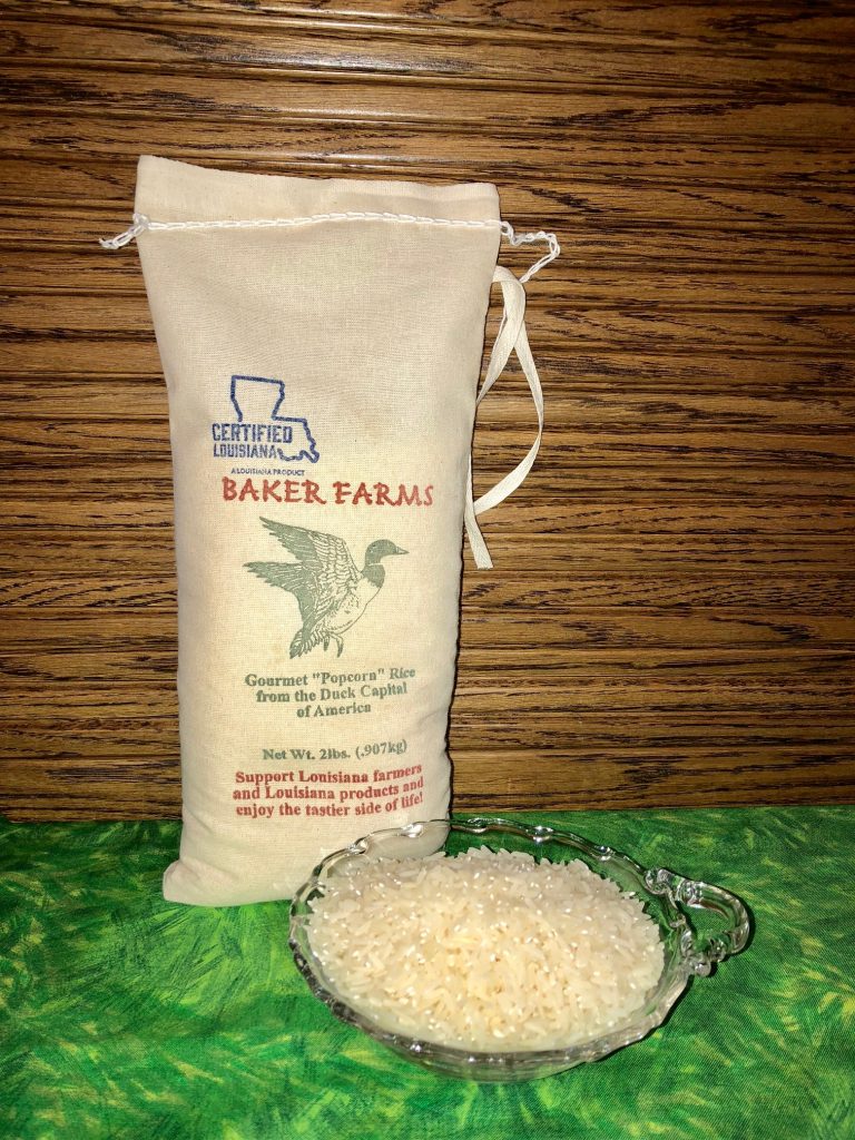 Gourmet Rice 5lb bag Baker Farms Popcorn Rice